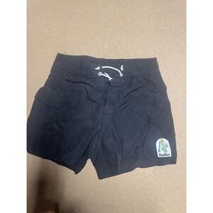 Katin Mens Swim Trunks Board Shorts Black Size 34 Cargo‎ Pocket Drawstring